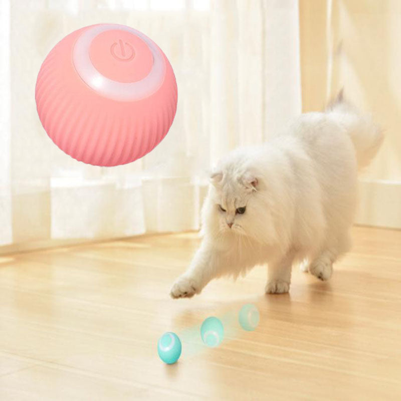 Interactive Rolling Dog Ball Toy - Automatic Pet Entertainer
