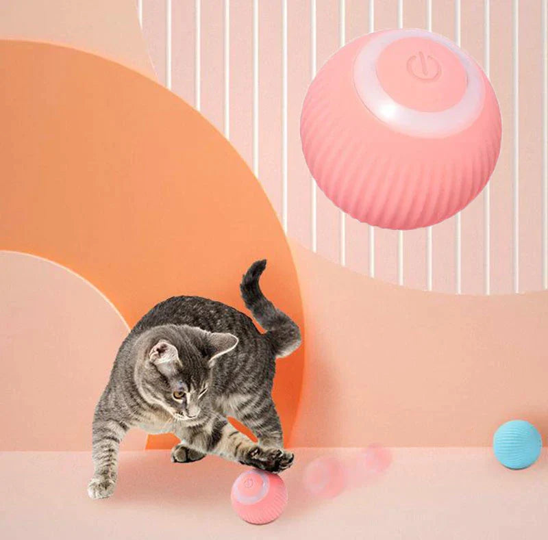 Interactive Rolling Dog Ball Toy - Automatic Pet Entertainer
