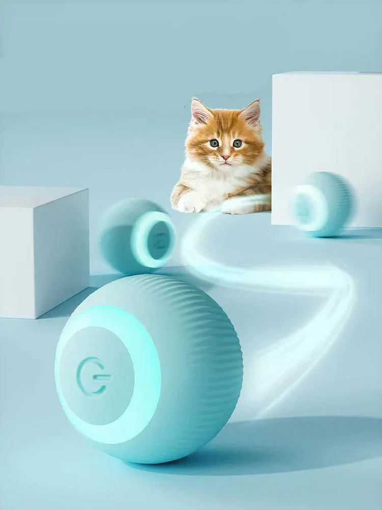 Interactive Rolling Dog Ball Toy - Automatic Pet Entertainer